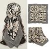 Satin Silk Large Hair Bandana Square Female Shawl Wrap Fashion Women Head Scarf