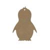 MDF Wooden Penguin To Decorate - 10 Cm