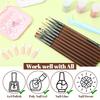 9PCS UV Gel Nail Brush Liner DIY Painting Pen Manicure Acrylic Drawing Brush For Nail Art Design Nails Tip Display Painting Tool