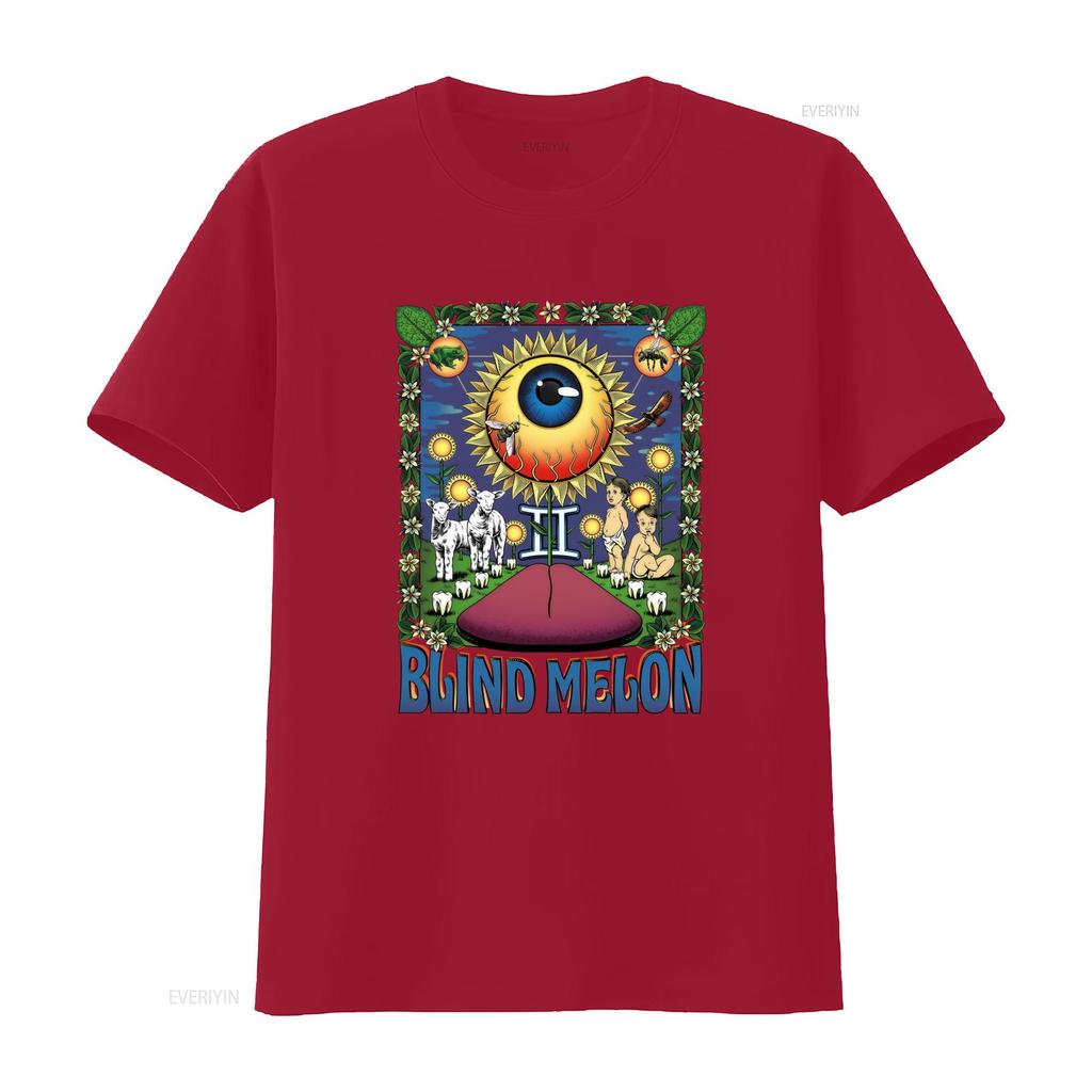 Blind Melon Sunflower Eye Sheep T Shirt Unisexs Rock Band Merch With Unique Art Print Vintage Washed Breathable Fashion Soft