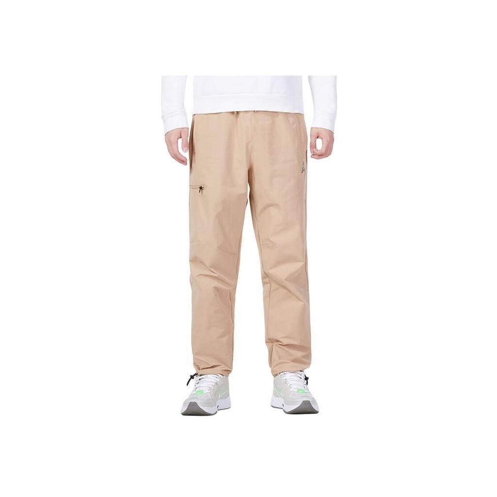 Jordan Повседневные брюки с вышитым логотипом и шнурком, мужские брюки цвета хаки DQ7510-277