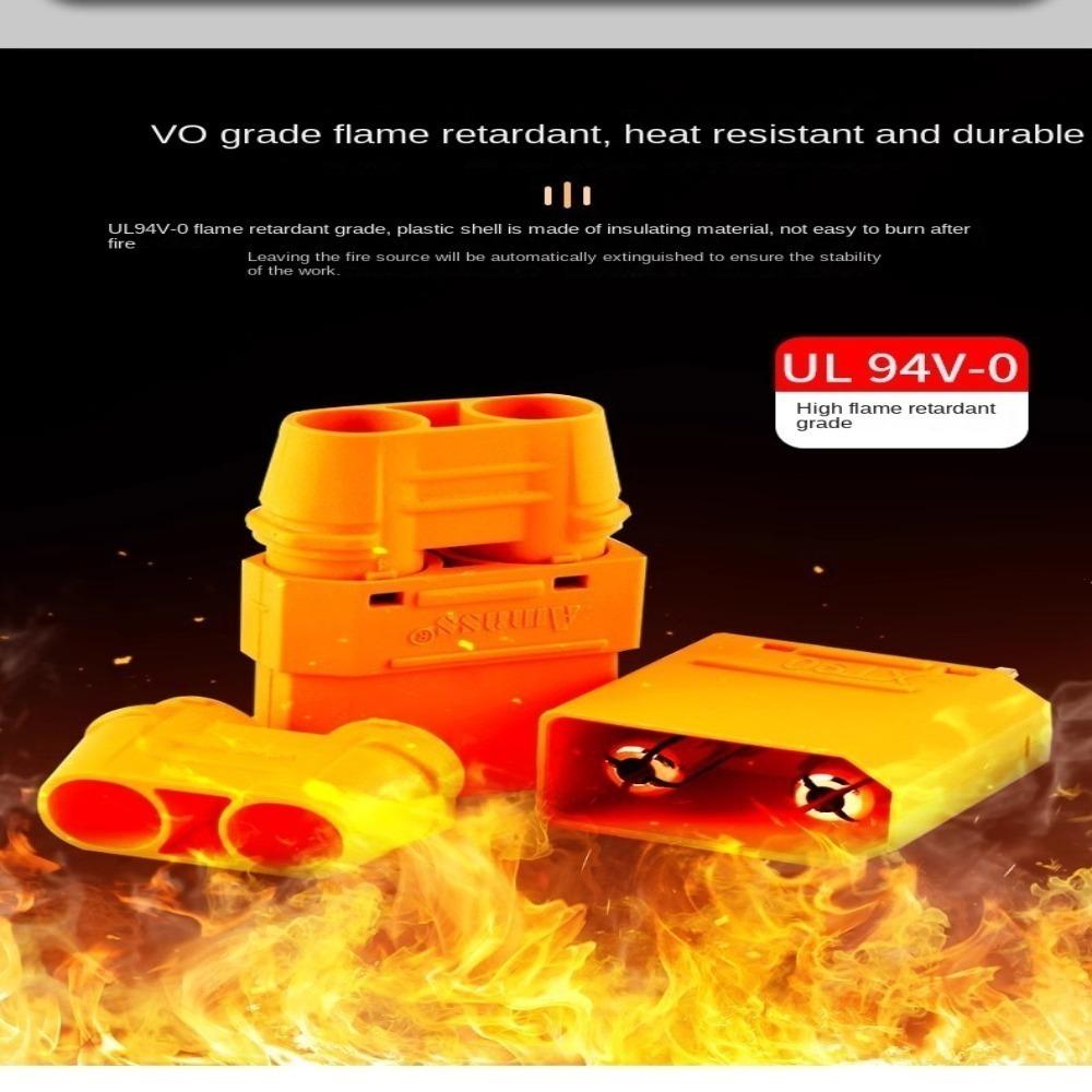 DIY RC Model XT60E-F Female Plug Power Fixed Brass Gold Plated Male Connector