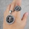 Snake Hair Medusa Banshee Stainless Steel Mens Rings Punk Hip Hop for Male Boyfriend Biker Jewelry Creativity Gift