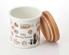 Skater Enamel Wooden Studio Ghibli Delivery Jiji Canister, 750ml, Lid, "Kiki's Service" ENC8-A