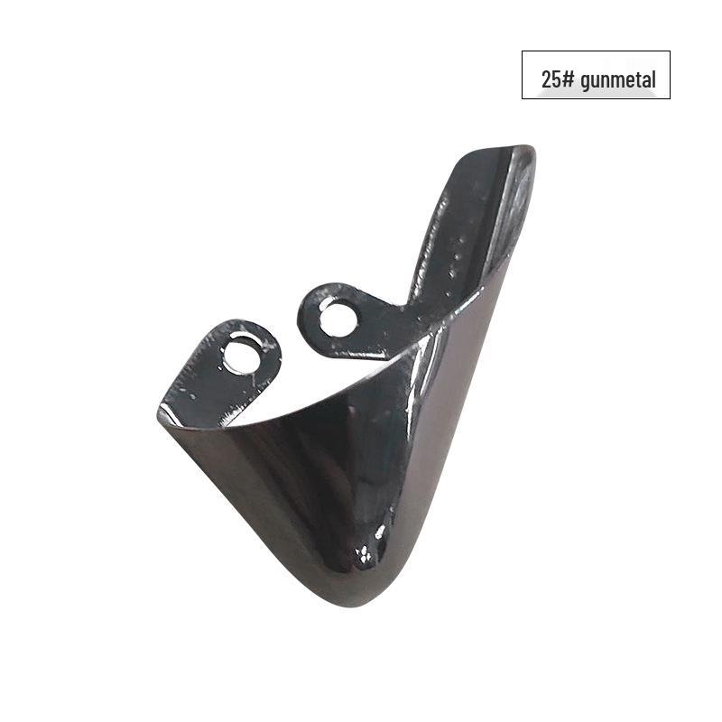 Женский протектор для высоких каблуков с острым носком - Кожаная декоративная накладка против ударов с металлическим наконечником для защиты обуви.