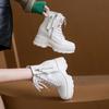 Fashion New 2024 Women Platform Ankle Boots Winter Chunky Sneakers Casual Vulcanized Shoes 10CM High Top Leather Short Boots Women Mujer