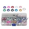 Eyelet Kit 10mm Colorful Durable Metal Wide Application Easy Installation Leather Grommets Kit for
