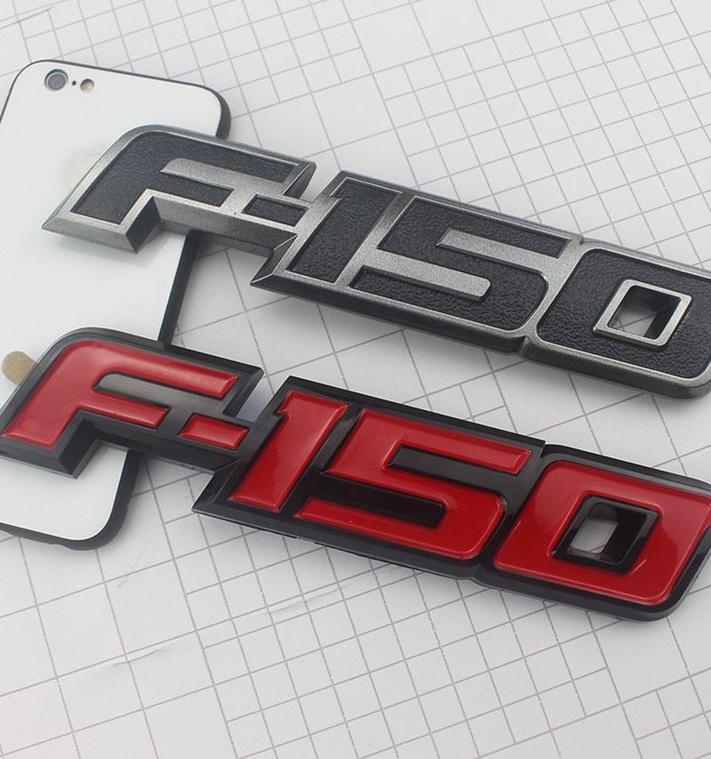 Weatherproof Red Black 3d Raised Plastic Emblem Badge Letter For 09-14 Ford F150 Tailgate