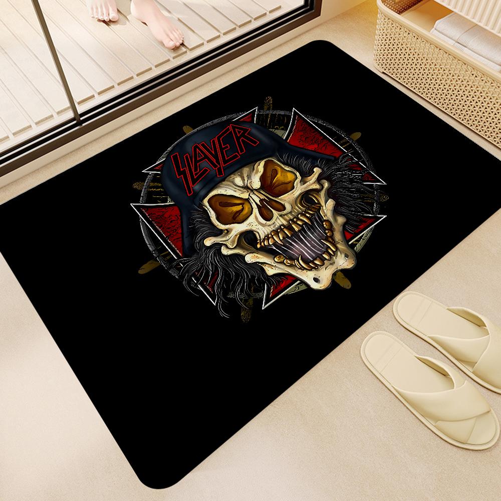 S-Slayer Хеви-метал группа Музыкальная комната Коврики Скандинавский стиль Домашний придверный коврик Коврики для ванной-туалета Коврик для декора спальни Отеля