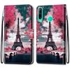 Fashion 3D Painted Pattern Phone Cover Lanyard Flip Leather Case For Samsung Huawei Honor Motorola Asus ZTE Google