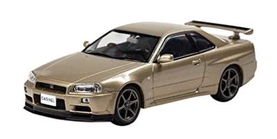 CARNEL Nissan Skyline Mspec Nur 2002 Цвет Silica Brass Модель CN430201 1/43 GT-R (БНР34)