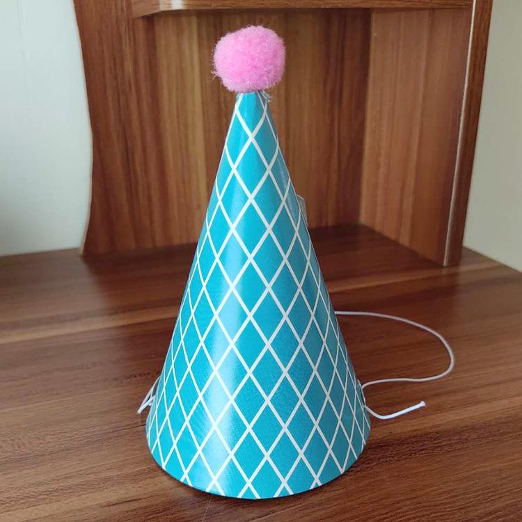 Xiaohongshu Style Birthday Hat & Cake Decorations - Fun Photo Props for Baby's First Birthday