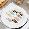 Simple Colorful Seamless Hair Clip Women Acetate No Bend Bangs Clip Barrettes Duckbill Clip Hairpins Hair Accessories For Girls