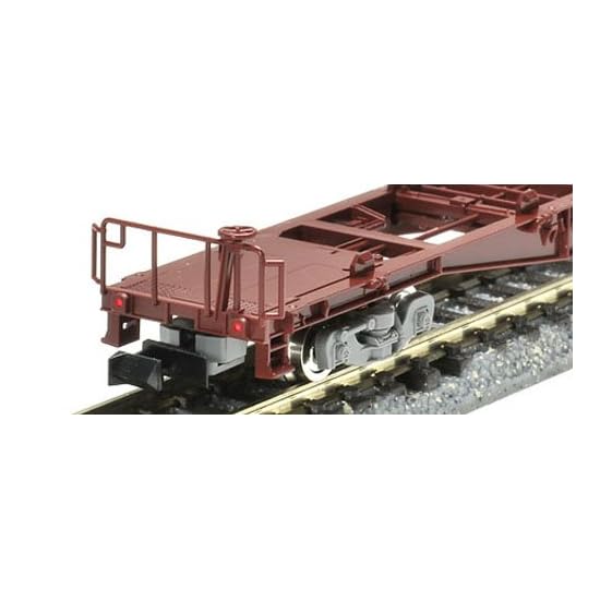 TOMIX N Gauge Koki 50000 Gray Bogie Without Container with Tail Light 8714 Model Railroad Freight Ca