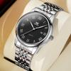 Мужские часы Настоящие Высококлассные Деловые Мужские Кварцевые Часы Мужские Часы Круглые Парные Часы Мужские