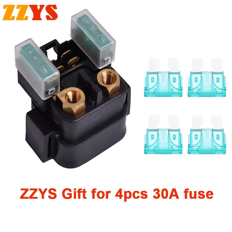 Motorcycle Starter Relay + Fuse For YAMAHA Oso Rastreador 250 WR250 WR250F WR 250 Bruin Grizzly Wolverine 350 YFM350 YFM 350 ATV