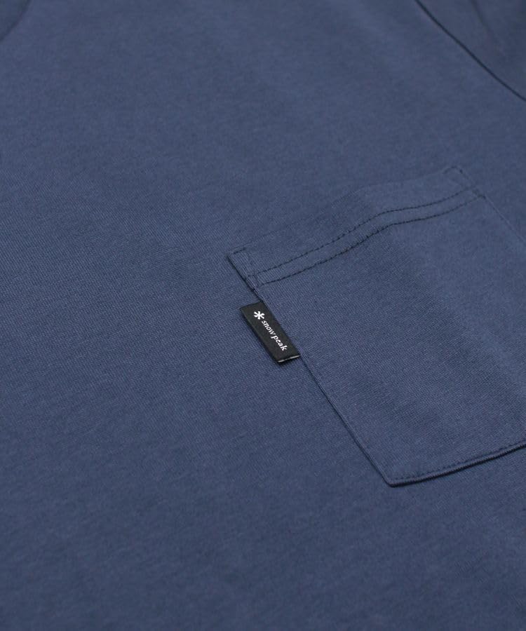 Snow Peak SP Logo Pocket L/S T-Shirt EC-TS-25AU014, Cut and Sew, Long Sleeve T-Shirt, Men's and Women's, Off White, XL