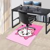 1pc Pink Kitty Bow Carpet for Playroom Bedroom Living Room Sofa Home Decor,kids Game Area Rug Non-slip Floor Mat Y728139