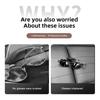 For Jeep Car Glasses Clip Sun Visor Card Holder Ticket Clamp For Jeep Grand Cherokee Wrangler JK Gladiator Compass Renegade W