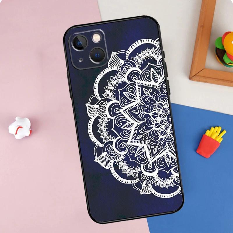 Чехол для мобильного телефона Apple Iphone15Pro Max Mandala, чехол для мобильного телефона Mandala окрашен и защищен от падения Huawei