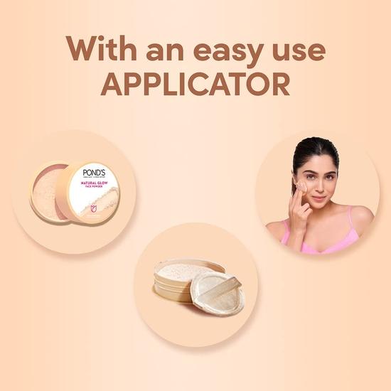 POND'S Матирующая пудра Natural Glow для нормальной кожи, Bb Glow - 30 г, розовая