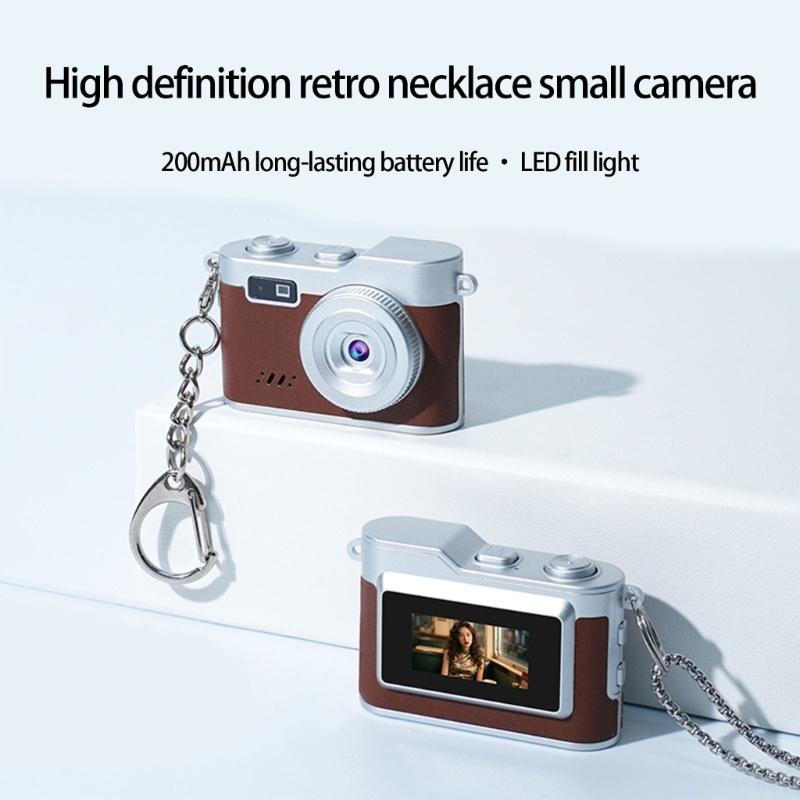 Retro Design Mini Digital Camera 1080P Video Recording Supports 16GB 32GB Card