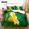 Желтые цветы Комплекты постельного белья размера «Квин» Набор пододеяльника Постельное белье Цифровая печать Постельное белье размера «Кинг» Набор пододеяльника Комплект постельного белья