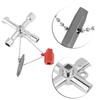 10pcs Multifunction Universal Control Cabinet Cross Key Wrenches Hand Tools