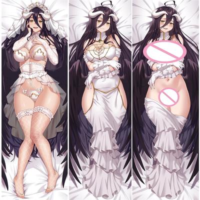 Наволочка Overlord Albedo, подушка «Дакимакура», аниме, наволочка для тела, Kawaii Loli, сексуальная подушка для девочек, наволочка