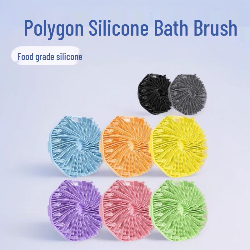 Silicone Bath and Shower Brush: Deep Exfoliation Scrubbing Tool