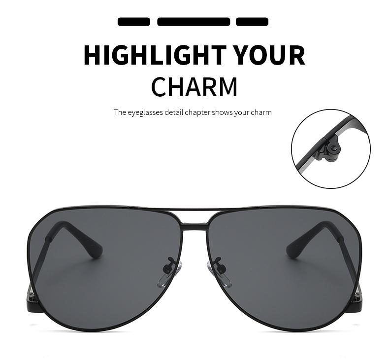 3pcs Retro Trend Oval Pilot Sunglasses Double Bridge Goggles Women Outdoor Metal Sun Glasses High Quality Classic UV400 Unisex