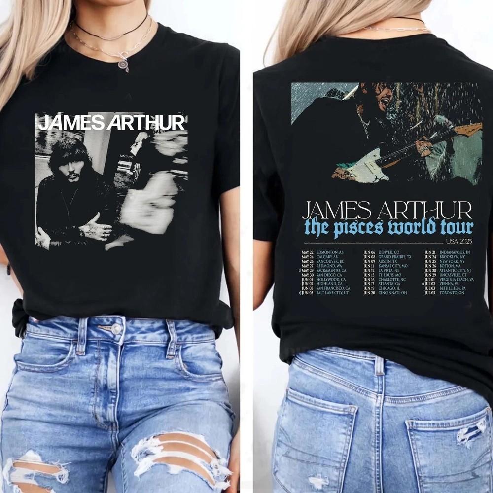 James Arthur Tour the Pieces World Tour James Arthur Tee James Arthur Unisex T-Shirt