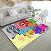 Numberblocks Customized Name Floor Mat Suitable for Game Room Living Rooms Decorate room Foyer Anti-slip Rug Anime Office Decor Wedding Party Gift