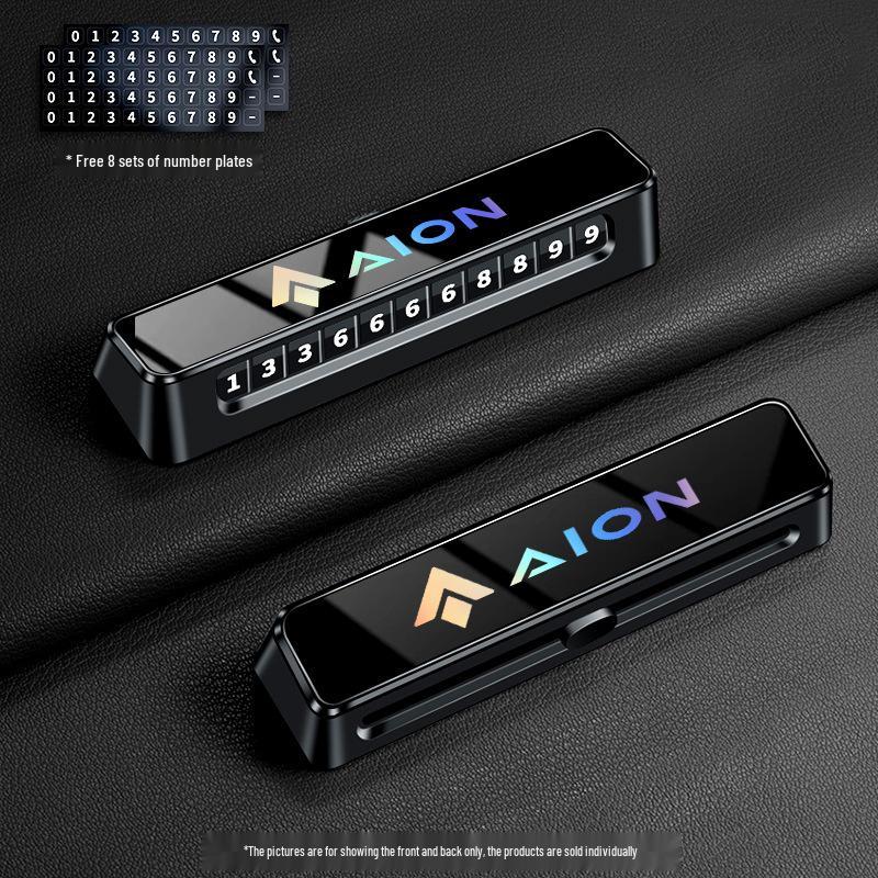 GAC AION Y Plus V Tyrannosaurus i60 Временная парковочная табличка и держатель для телефона