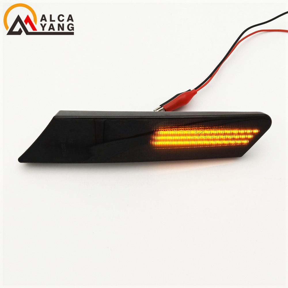 Sequential Flashing LED Turn Signal Side Marker Light Blinker For Porsche 911 Carrera Targa Turbo GT2 GT3 997 Cayman Boxster 987