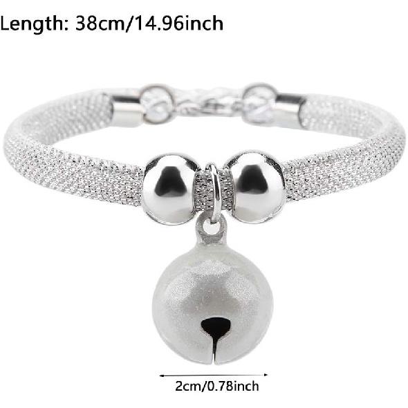 Japanese Pets Cat Collar Adjustable Kitty Kitten Necktie Nylon Necklace Grooming Accessories Pet Supplies with Bell Extension Chain for Wedding Party