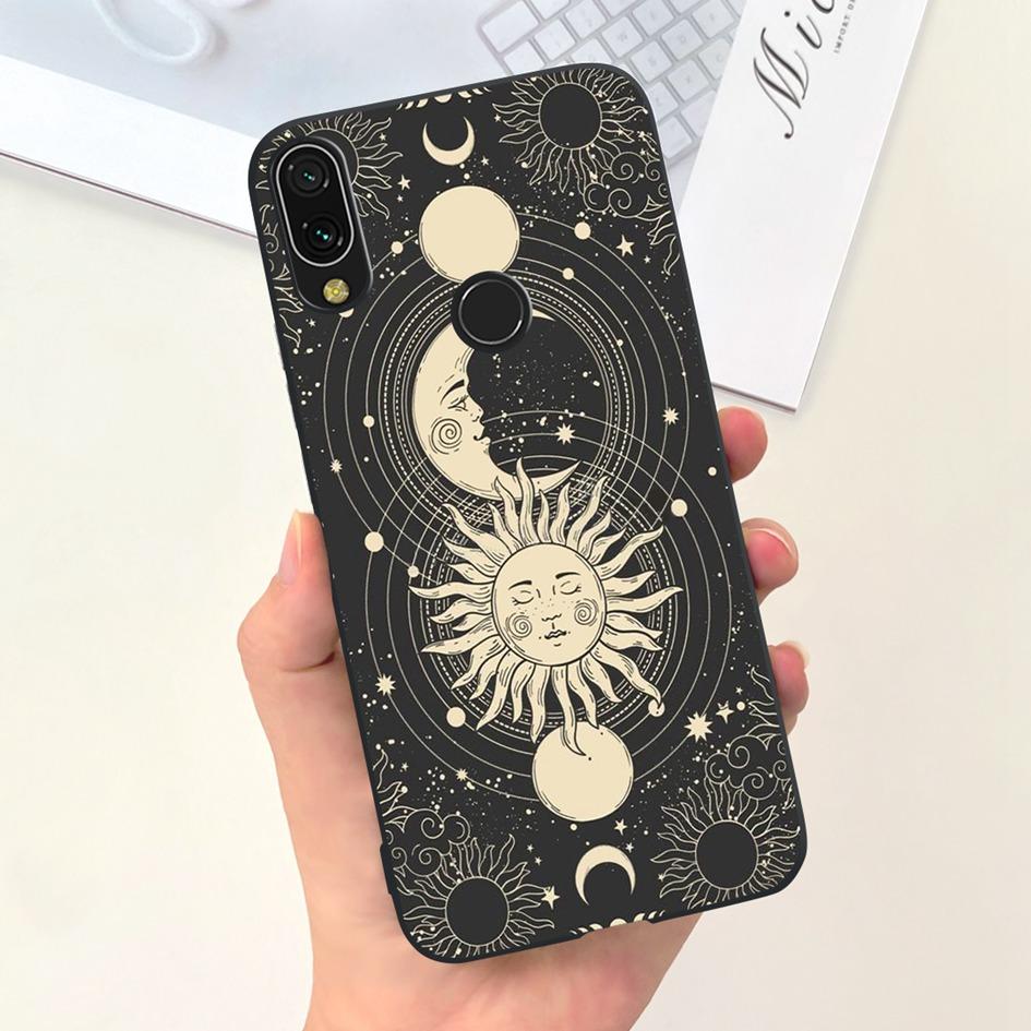 For Xiaomi Redmi 7 7A Case Luxury Marble Landscape Bumper Soft Silicone Back Cover For Xiaomi Redmi Note 7 Pro Note7 Phone Cases