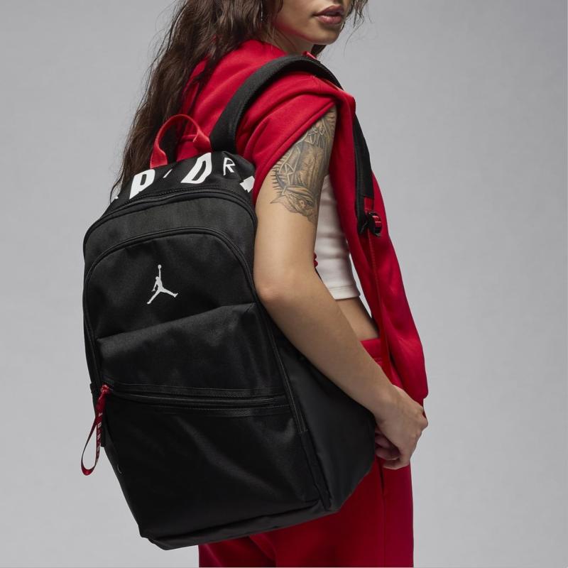 Jordan Рюкзак полиэстеровый обычный мужской черный Jordan HJ3266-010