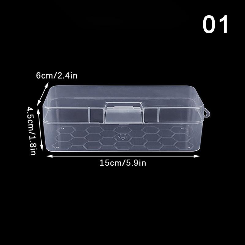 1 шт., чехол для ручек для ногтей, коробка из полипропилена, прозрачная коробка для кистей для ногтей, канцелярские принадлежности, школьный пенал, принадлежности для хранения карандашей