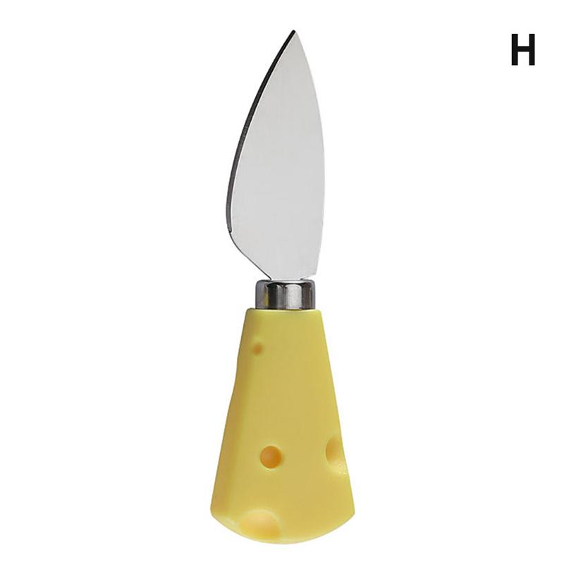 1шт стальные ножи для сыра из нержавеющей стали с бамбуковой деревянной ручкой для нарезки сыра