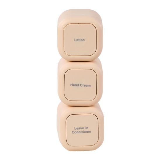 3 шт. Магнитные коробки для хранения, дорожные контейнеры, не содержащие BPA, устойчивые к утечкам, портативный шампунь