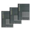 Plus Notebook A4 5mm Grid 40 Sheets 3 Volumes (No. 1) G-lined NO-204GS-3P 76-755