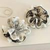 Floral Large Intestine Headband Satin Hair Accessory Simple Lace Headband  For Women