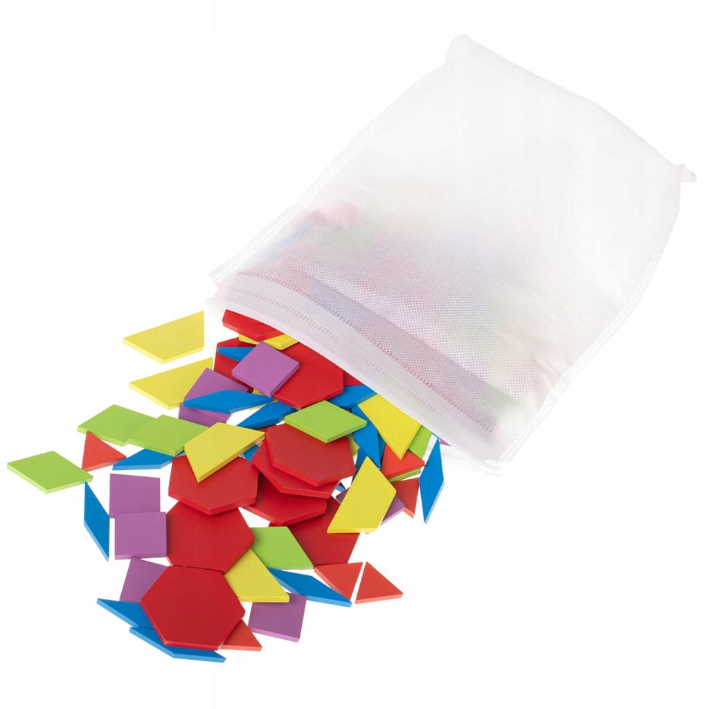 Puzzle Drewniane Układanka Gra Montessori Kreatywne 155 Elementy