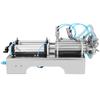 VEVOR 100-1000ml Pneumatic Liquid Filling Machine Two Nozzles Bottle Filler for Liquid Juice Filler for Liquid