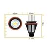 2Pcs New Halo Ring Marker LED Bulb Error Free Auto Lamp Car Side Light