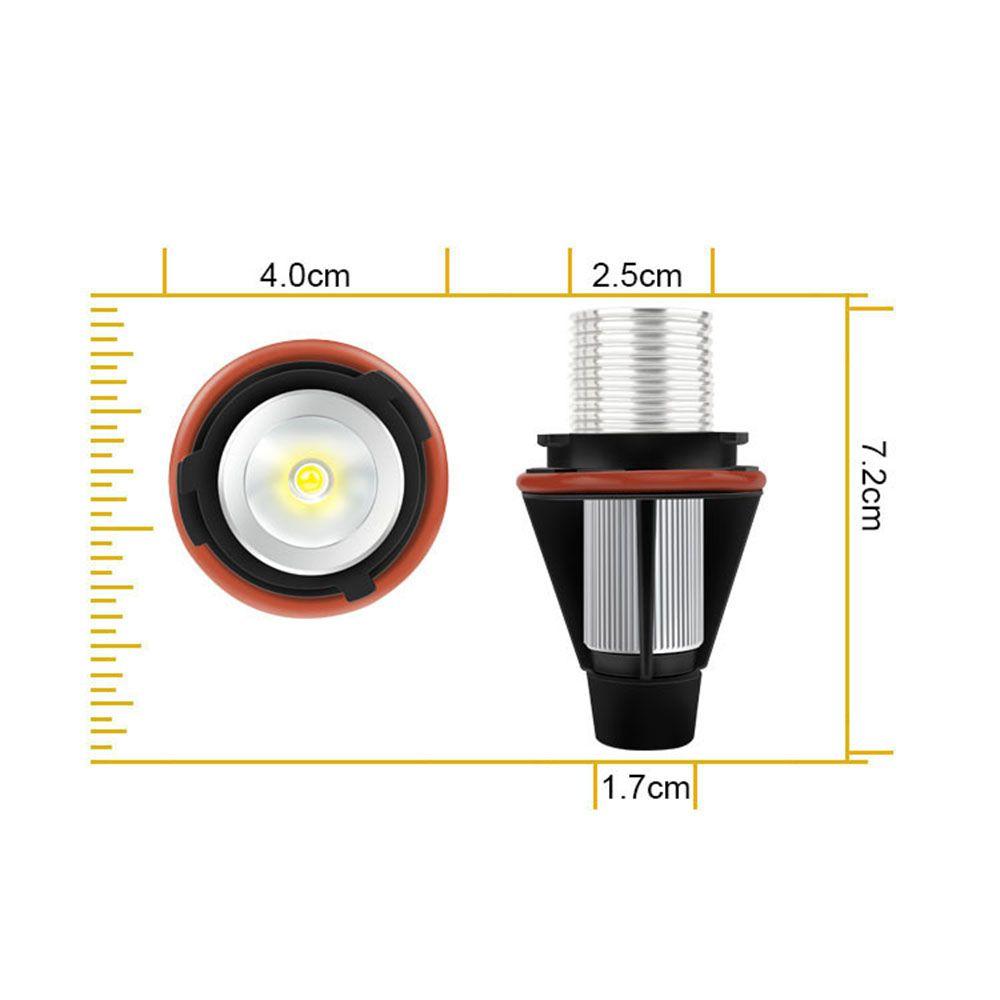 2Pcs Practical Halo Ring Marker LED Bulb Error Free Car Side Light Auto Lamp
