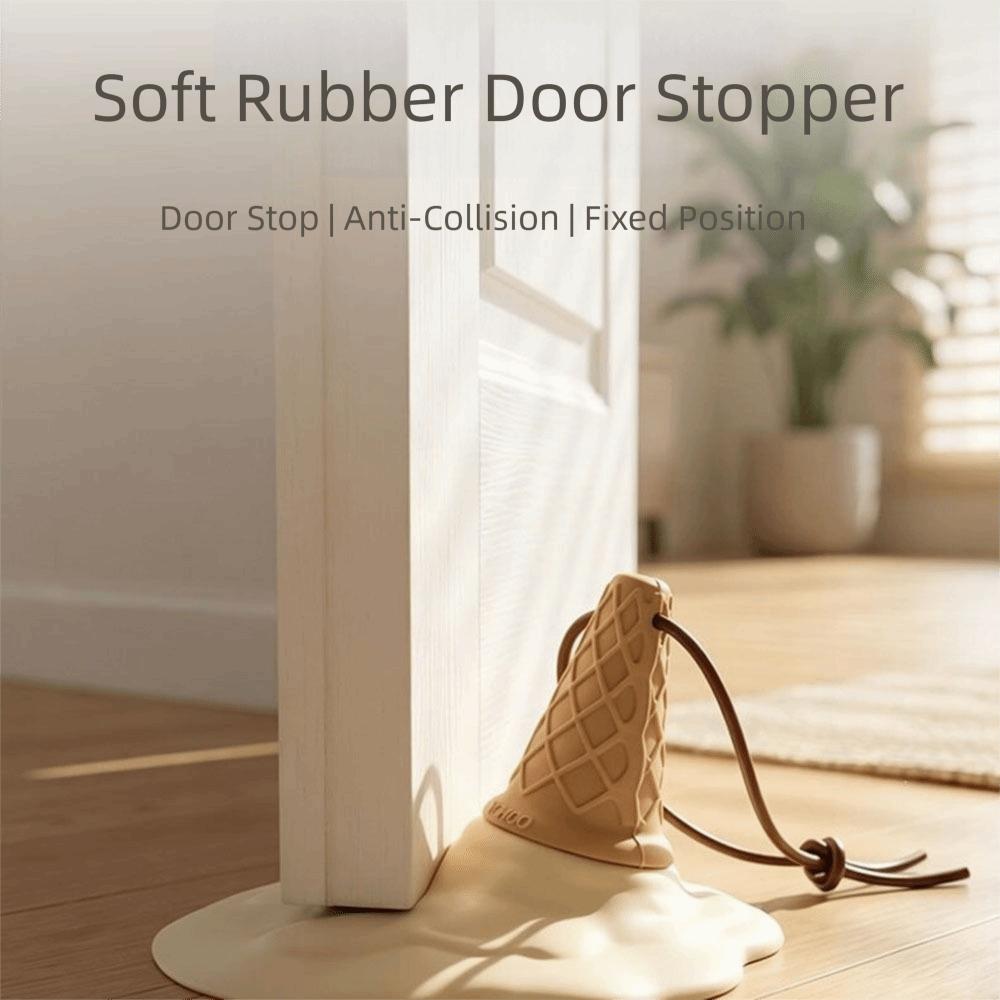 Detachable Door Stopper Bottom Suction Cup Anti-Collision Pad Safety Door Plug Home Safety