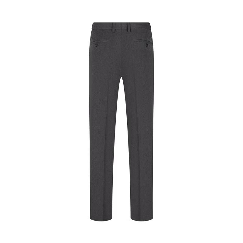 SEVEN Men's Iron-Free Slim Fit Business Trousers
