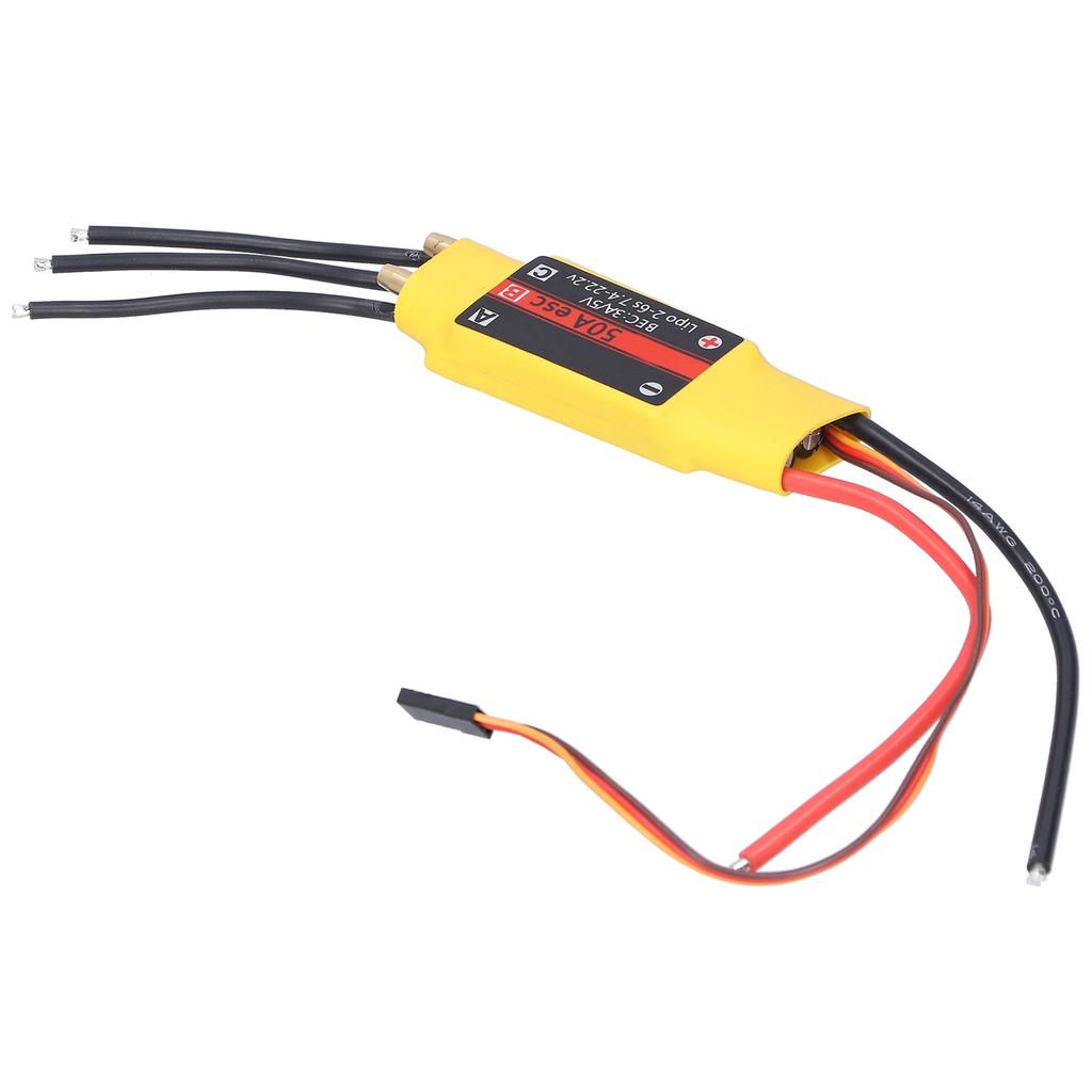 50A 2?Way Brushless ESC Electronic Speed Controller Accessory for RC Boat Model
